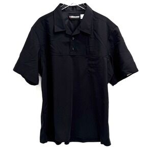 Blauer 8472 Wool ArmorSkin Base Short Sleeve Shirt Mens 2XL Black Uniform Polo